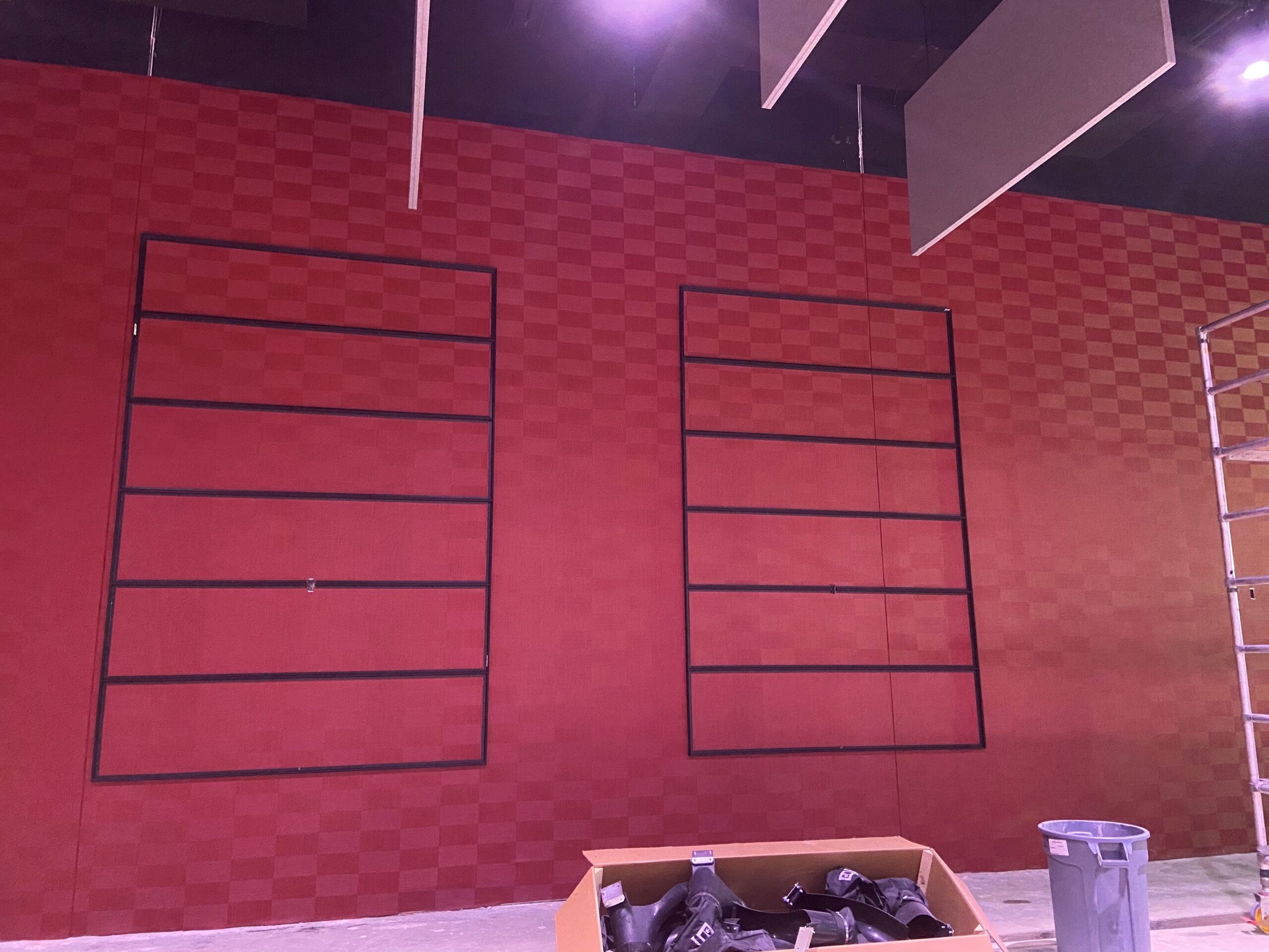 SOUNDSTRETCH wall system installation